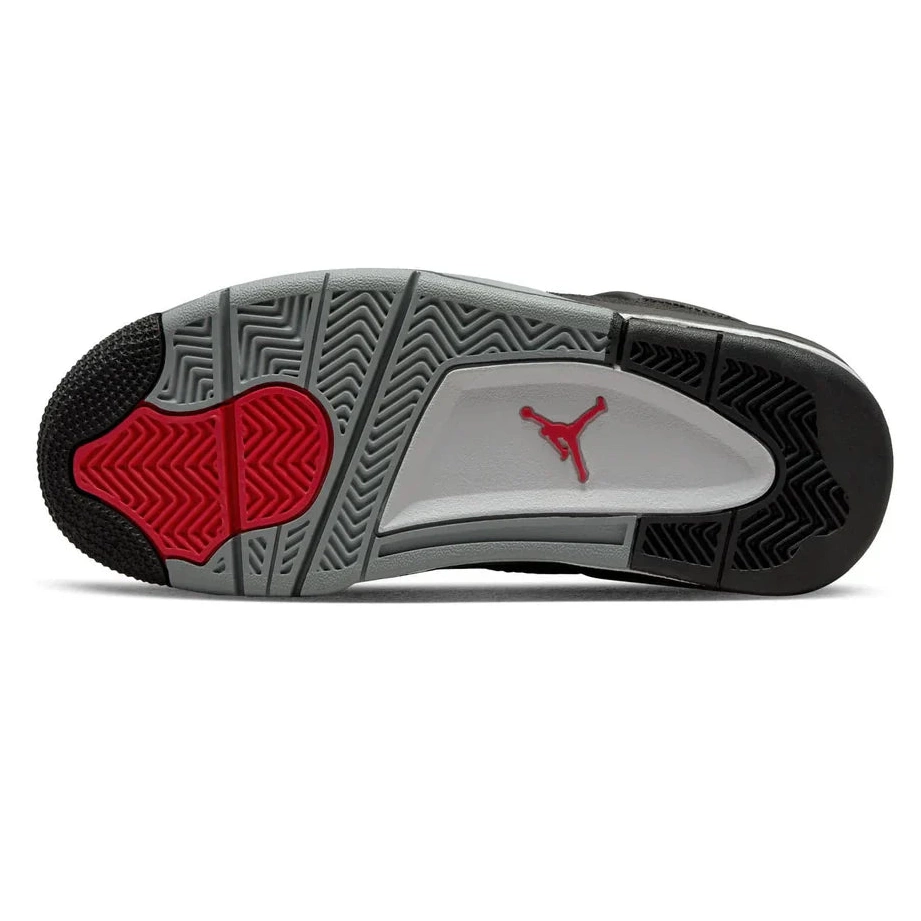 Air 4 GS Black Canvas Jordan Retro 0706